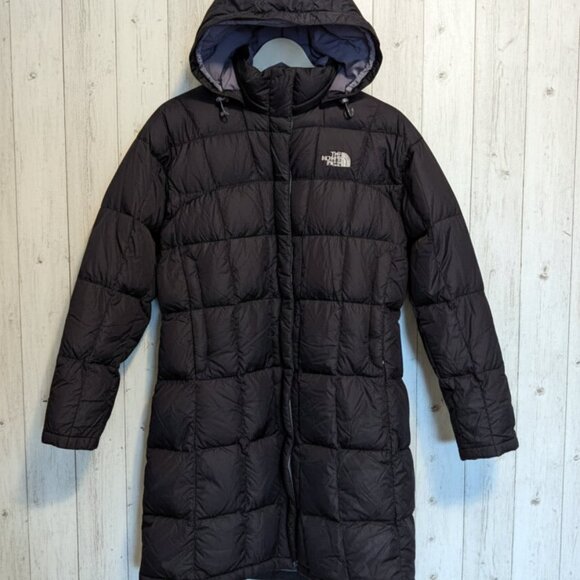 THE NORTH FACE Women Metropolis 600 Goose Down Long Puffer Parka Jacket Blck (M) - Picture 3 of 11